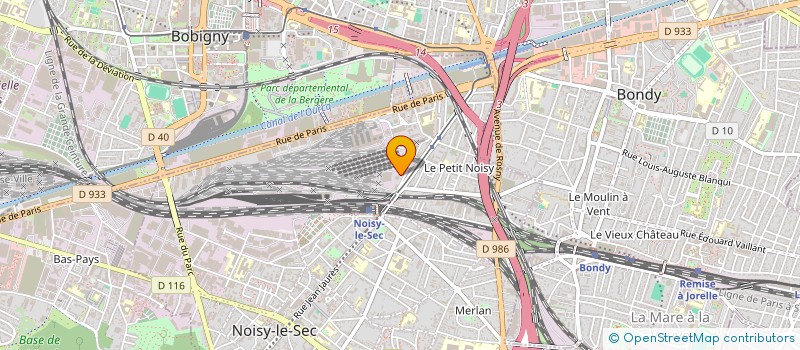 localisation de l'entreprise MONSIEUR OLIVIER HELL SOUGOUG OLIVIER à NOISY-LE-SEC