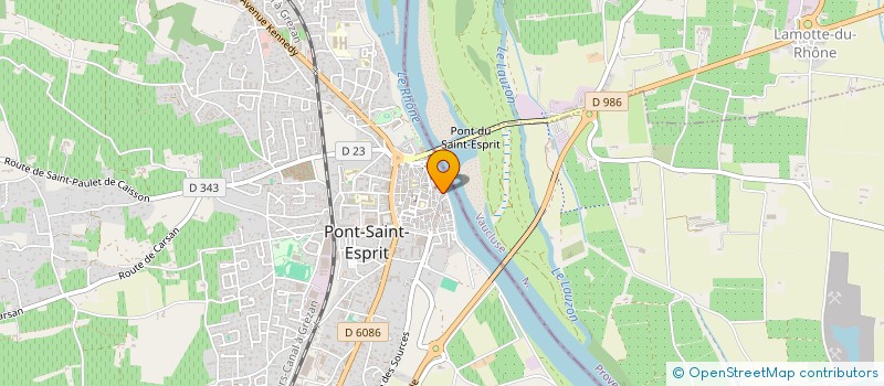 localisation de l'entreprise MONSIEUR OLIVIER HEMON  PONT-SAINT-ESPRIT