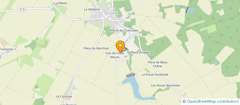 localisation de l'entreprise MONSIEUR OLIVIER HENAULT  LUZILLE