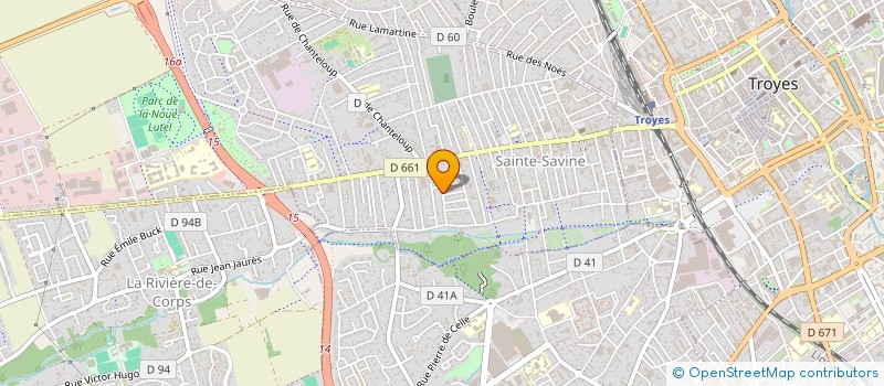 localisation de l'entreprise MONSIEUR OLIVIER HENKY  SAINTE-SAVINE