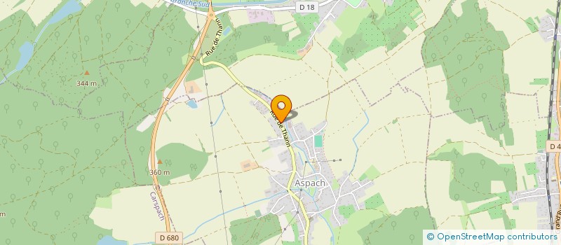 localisation de l'entreprise MONSIEUR OLIVIER HENNER  ASPACH