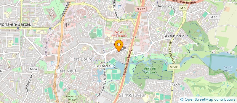 localisation de l'entreprise MONSIEUR OLIVIER HENNEUSE  VILLENEUVE-D'ASCQ