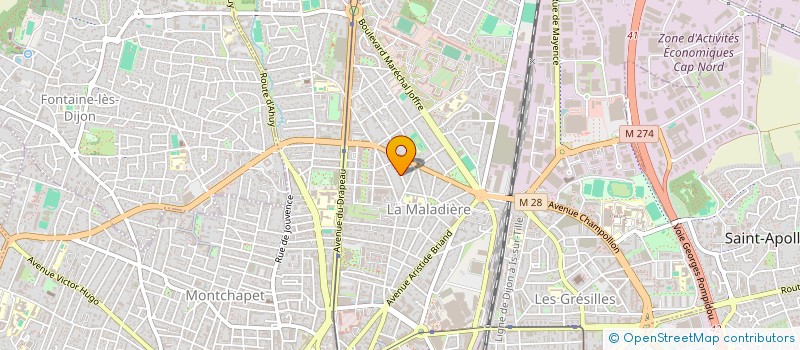 localisation de l'entreprise MONSIEUR OLIVIER HENRY à DIJON