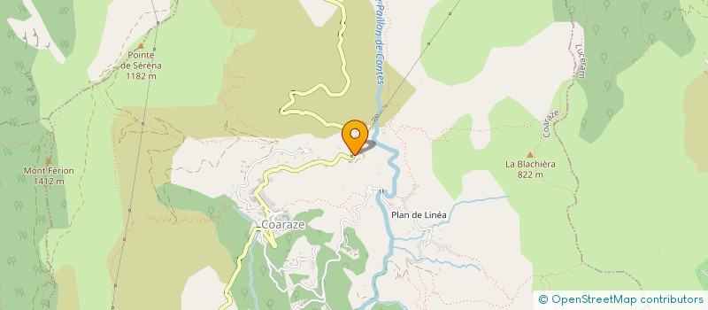 localisation de l'entreprise MONSIEUR OLIVIER HENRY  COARAZE