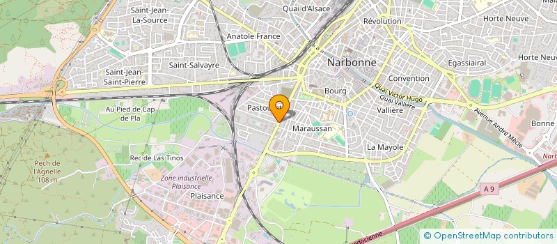 localisation de l'entreprise MONSIEUR OLIVIER HERAIL  NARBONNE