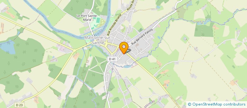 localisation de l'entreprise MONSIEUR OLIVIER HERAULT  MALICORNE-SUR-SARTHE