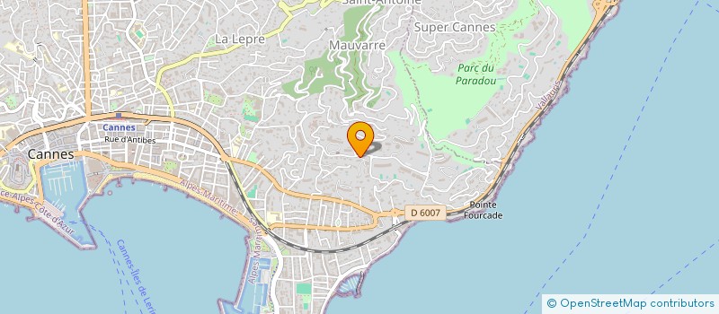 localisation de l'entreprise MONSIEUR OLIVIER HERICORD à CANNES