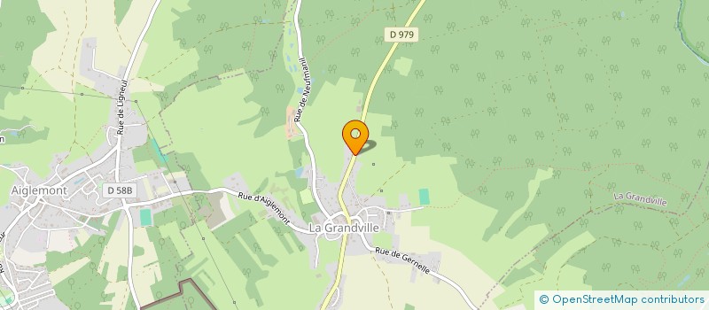 localisation de l'entreprise MONSIEUR OLIVIER HERION  LA GRANDVILLE