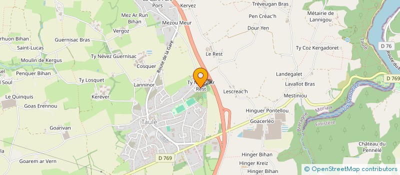 localisation de l'entreprise MONSIEUR OLIVIER HERRY  TAULE