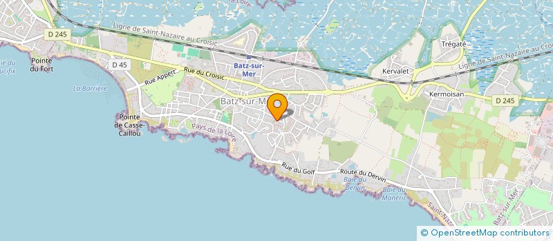 localisation de l'entreprise MONSIEUR OLIVIER HERVET à BATZ-SUR-MER