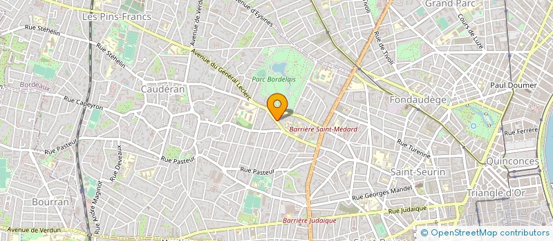 localisation de l'entreprise MONSIEUR OLIVIER HEUGA à BORDEAUX