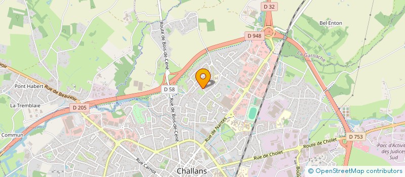 localisation de l'entreprise MONSIEUR OLIVIER HEULIN à CHALLANS