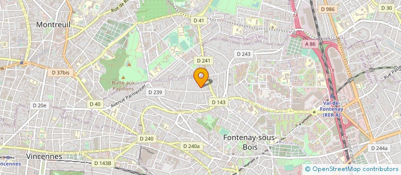 localisation de l'entreprise MONSIEUR OLIVIER HEURTEUR à FONTENAY-SOUS-BOIS