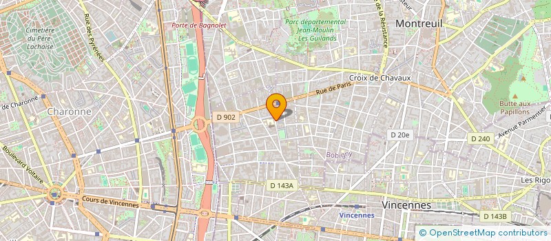 localisation de l'entreprise MONSIEUR OLIVIER HOANG à MONTREUIL