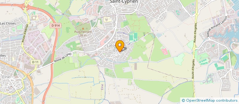 localisation de l'entreprise MONSIEUR OLIVIER HOARAU  ELNE