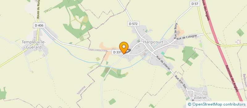 localisation de l'entreprise MONSIEUR OLIVIER HOCQUET  HARGICOURT