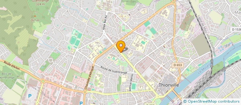 localisation de l'entreprise MONSIEUR OLIVIER HOFFER  THIONVILLE