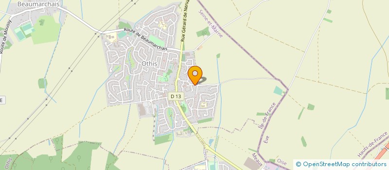 localisation de l'entreprise MONSIEUR OLIVIER HOLLANT  OTHIS