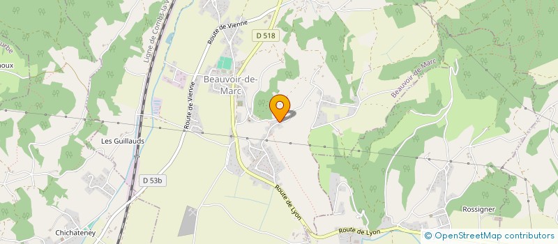 localisation de l'entreprise MONSIEUR OLIVIER HORAUX  BEAUVOIR-DE-MARC