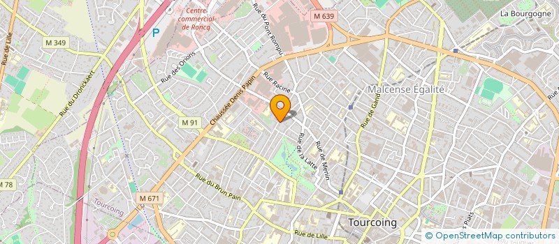 localisation de l'entreprise MONSIEUR OLIVIER HORENT  TOURCOING