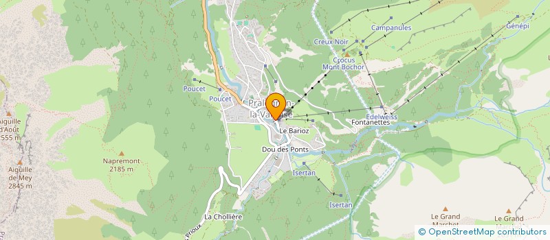 localisation de l'entreprise MONSIEUR OLIVIER HOUBLOUP  PRALOGNAN-LA-VANOISE