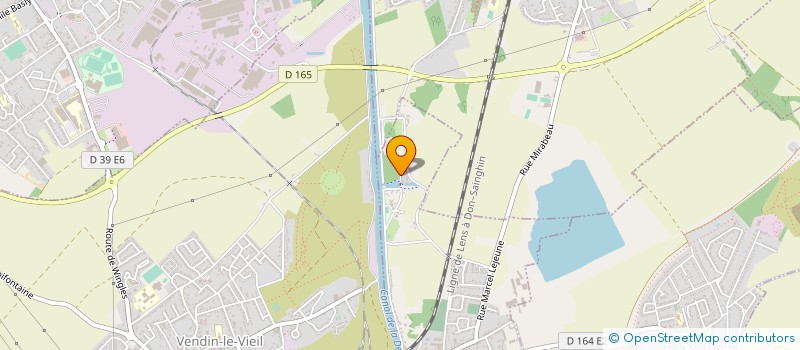 localisation de l'entreprise MONSIEUR OLIVIER HOURDEQUIN  PONT-A-VENDIN