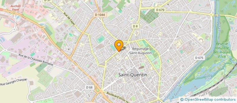 localisation de l'entreprise MONSIEUR OLIVIER HOURDIN à SAINT-QUENTIN