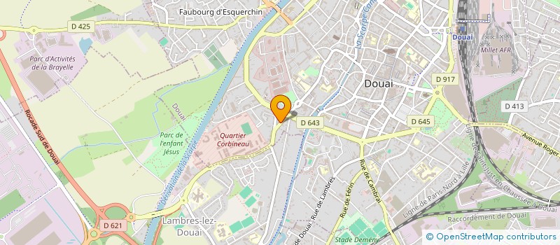localisation de l'entreprise MONSIEUR OLIVIER HOUTE à DOUAI