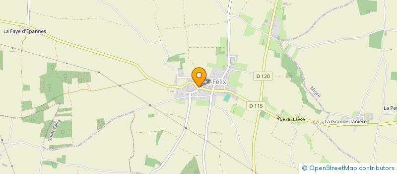 localisation de l'entreprise MONSIEUR OLIVIER HOUY  SAINT-FELIX