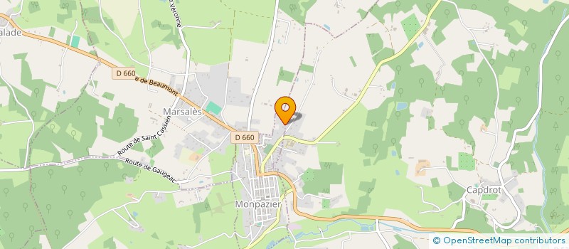 localisation de l'entreprise MONSIEUR OLIVIER HUARD  CAPDROT