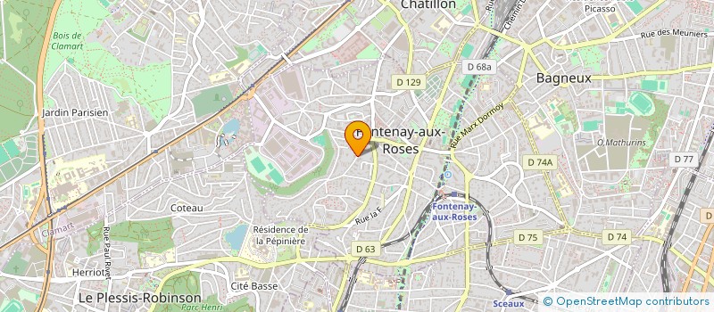 localisation de l'entreprise MONSIEUR OLIVIER HUARD DE LA MARRE à FONTENAY-AUX-ROSES