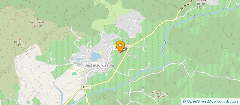 localisation de l'entreprise MONSIEUR OLIVIER HUART  BESSE-SUR-ISSOLE