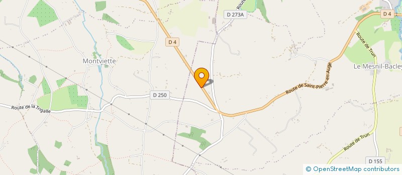 localisation de l'entreprise MONSIEUR OLIVIER HUBERT  LIVAROT-PAYS-D'AUGE