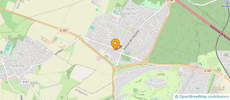 localisation de l'entreprise MONSIEUR OLIVIER HUBERT  SAINT-NOM-LA-BRETECHE