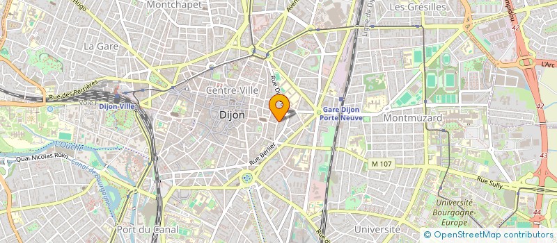 localisation de l'entreprise MONSIEUR OLIVIER HUBERT  DIJON