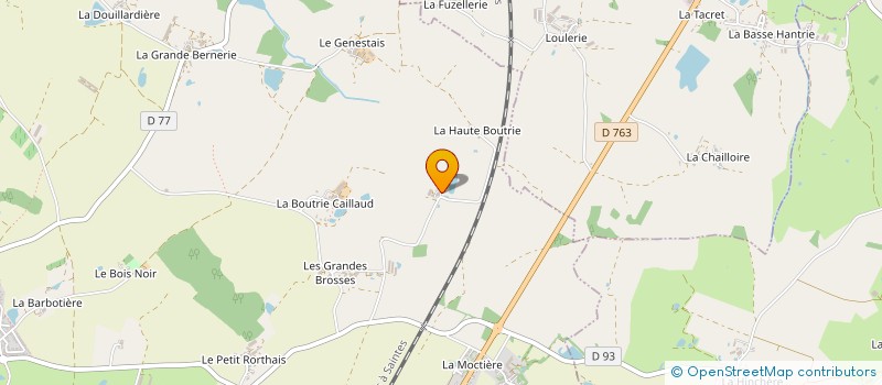 localisation de l'entreprise MONSIEUR OLIVIER HUCHET à MONTAIGU-VENDEE
