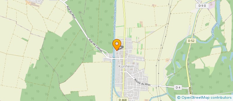 localisation de l'entreprise MONSIEUR OLIVIER HUENTZ  KUNHEIM