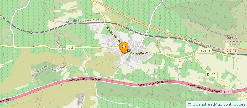 localisation de l'entreprise MONSIEUR OLIVIER HUGUENY  PUICHERIC