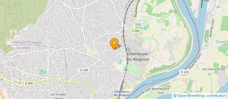 localisation de l'entreprise MONSIEUR OLIVIER HUMLER  VILLENEUVE-LES-AVIGNON