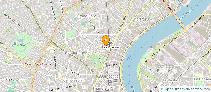 localisation de l'entreprise MONSIEUR OLIVIER HUSSER  BORDEAUX