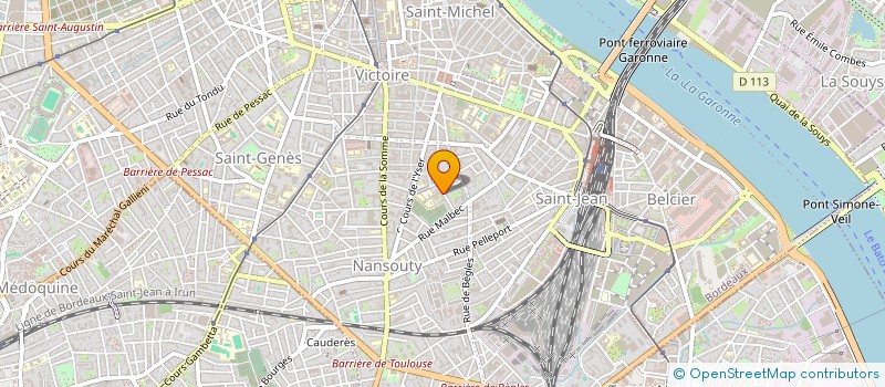 localisation de l'entreprise MONSIEUR OLIVIER HUSSON  BORDEAUX