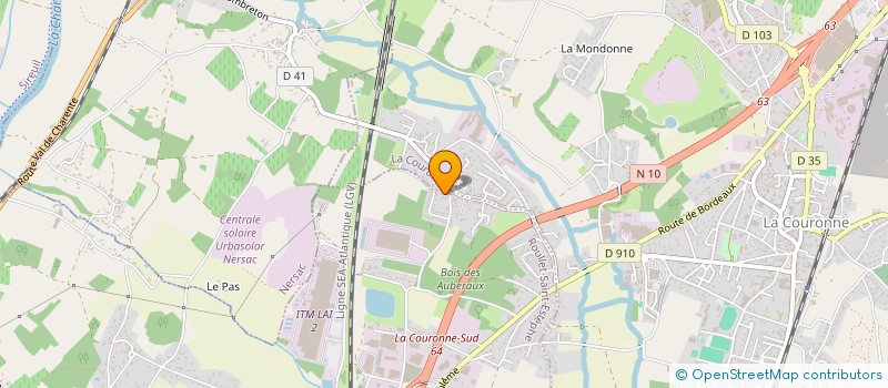 localisation de l'entreprise MONSIEUR OLIVIER HUTTER à ANGOULEME