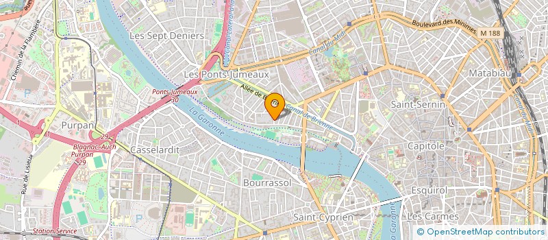 localisation de l'entreprise MONSIEUR OLIVIER HUZ à TOULOUSE