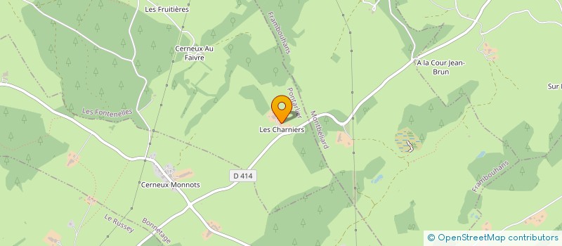 localisation de l'entreprise MONSIEUR OLIVIER IELSCH  LES FONTENELLES