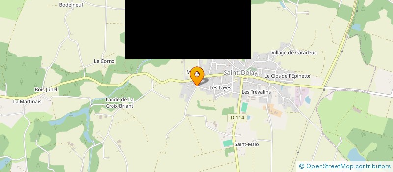 localisation de l'entreprise MONSIEUR OLIVIER INDERBITZIN  SAINT-DOLAY