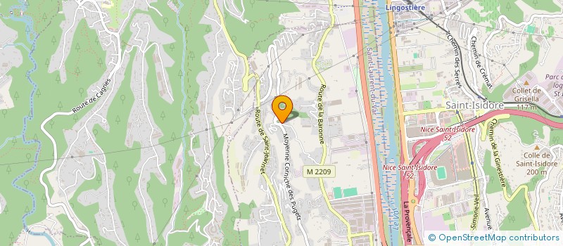 localisation de l'entreprise MONSIEUR OLIVIER INIESTA-PAGANONI  SAINT-LAURENT-DU-VAR