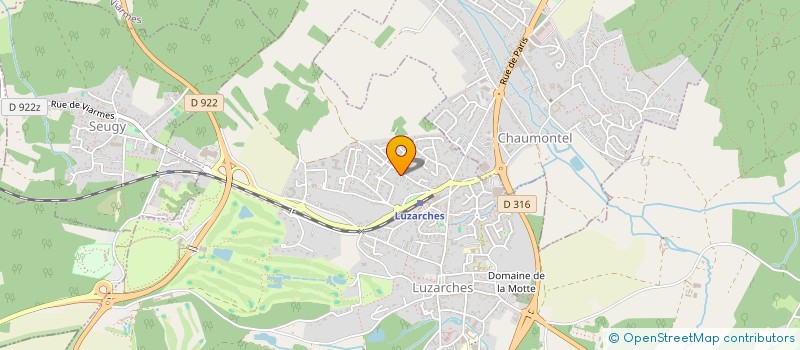 localisation de l'entreprise MONSIEUR OLIVIER IOVINE  LUZARCHES