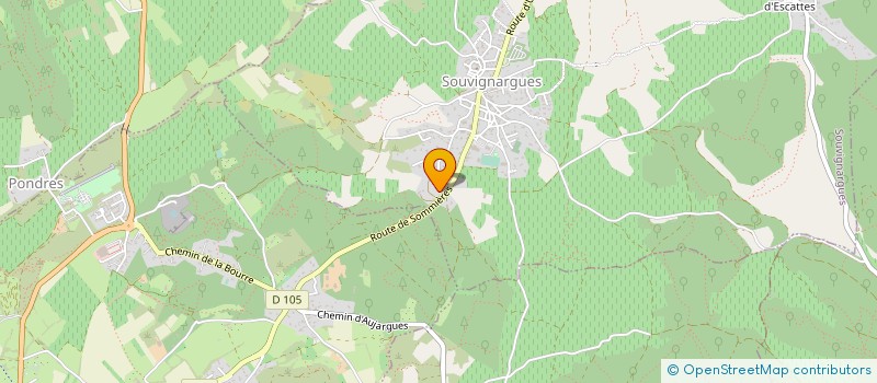 localisation de l'entreprise MONSIEUR OLIVIER ISSOIRE  SOUVIGNARGUES