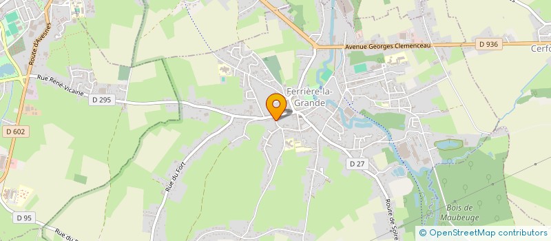localisation de l'entreprise MONSIEUR OLIVIER JABLONSKI  FERRIERE-LA-GRANDE
