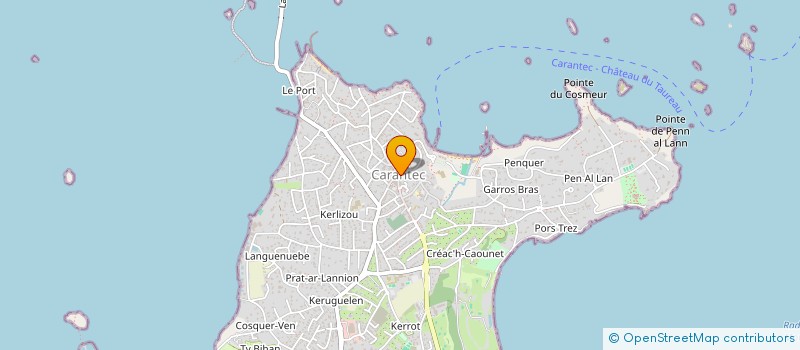 localisation de l'entreprise MONSIEUR OLIVIER JACQ  CARANTEC